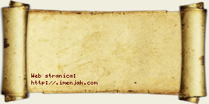 Ignjatije Jakovljević vizit kartica